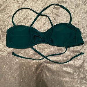 Green bikini top